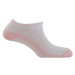 MUND INVISIBLE COOLMAX ponožky bílo/růžové