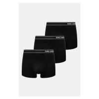 Boxerky Karl Lagerfeld 3-pack pánské, černá barva, A1M47084