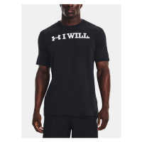 Černé pánské tričko s potiskem Under Armour UA I WLL SS