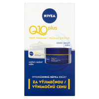 NIVEA Q10 Plus denní a noční krém proti vráskám 2 x 50 ml