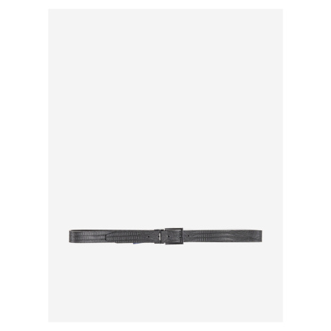 Černý pánský kožený oboustranný pásek Morato Antony Morato