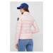 Péřová bunda Blauer dámská, růžová barva, přechodná