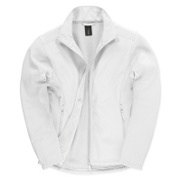 B&C Jacket Softshell Pánská softshellová bunda JUI62 White