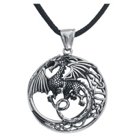 etNox hard and heavy Celtic Dragon Náhrdelník - řetízek stríbrná