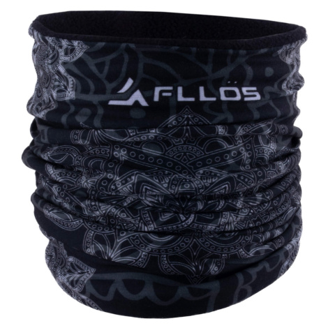 Multifunkční flísový šátek FLLÖS Monzun 05 - černý