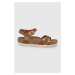 Kožené sandály Birkenstock Kumba dámské, hnědá barva