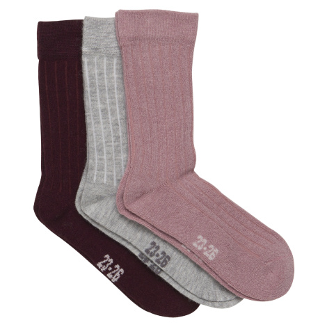 Minymo dětské ponožky set 3 kusů 5980-518