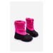 Dětské sněhové boty na zipy Big Star Fuksja MM374112