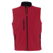 SOĽS Rallye Men Pánská softshellová vesta SL46601 Pepper red