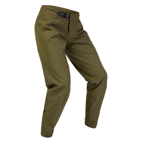 FOX Cyklistické kalhoty dlouhé bez laclu - RANGER 2.5L WATER - zelená