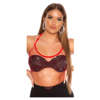Sexy Koucla Net Top with sparkling Stones