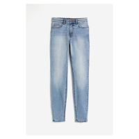 H & M - Skinny Regular Jeans - modrá