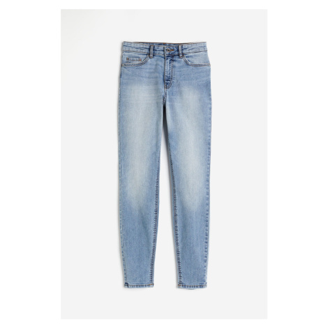 H & M - Skinny Regular Jeans - modrá H&M