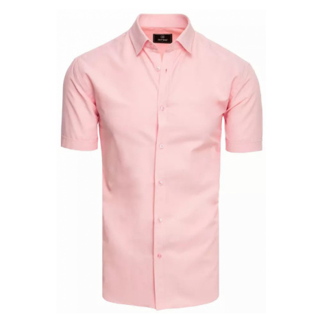 Dstreet Elegantní růžová košile