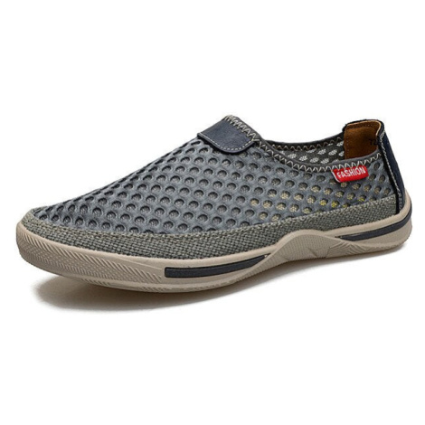 Síťované loafers pánské letní boty MIXI FASHION