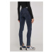 Džíny Calvin Klein Jeans dámské, tmavomodrá barva, J20J222136
