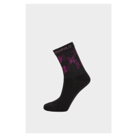 Ponožky karl lagerfeld k/evening lurex sock 2pak černá
