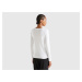 Benetton, Long Sleeve T-shirt With V-neck