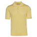 Svetr trussardi sweater polo short sleeve cotton silk blend žlutá