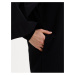 Černé dámské krátké šaty s balonovými rukávy Karl Lagerfeld