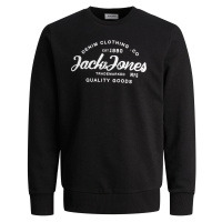 Jack&Jones Pánská mikina JJFOREST Standard Fit 12248002 Black