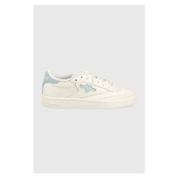 Kožené sneakers boty Reebok Classic Club C 85 bílá barva, GV6983-CLK/PEA/A