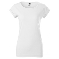 MALFINI® Volné směsové tričko Fusion s ohrnutými rukávky
