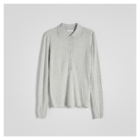 Reserved - Ladies` sweater - Světle šedá