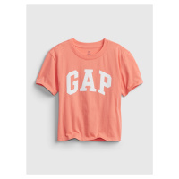 GAP Dětské tričko Logo short sleeve t-shirt - Holky