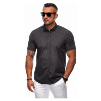 Men's short sleeve shirt 678K - black