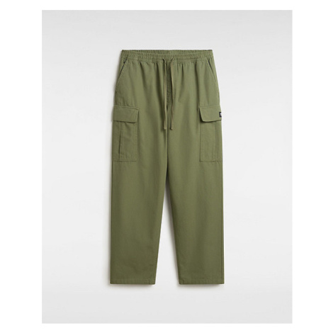 VANS Range Cargo Baggy Tapered Elastic Trousers Men Green, Size