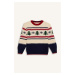 DEFACTO Boy Regular Fit Christmas Themed Crew Neck Knitwear Sweater