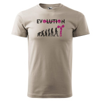 DOBRÝ TRIKO Pánské tričko Evoluce vzpěrače