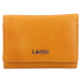 Dámská kožená peněženka Lagen Hebbe - žlutá