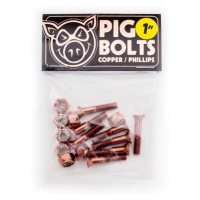 SK8 ŠROUBKY PIG WHEELS Copper Phillips - oranžová