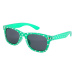 Sunmania Sunmania Tmavě zelené srdíčkové dětské brýle Wayfarer "Hearts" 727586146