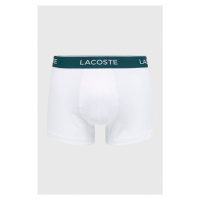 Boxerky Lacoste (3-pak) pánské, bílá barva, 5H3389-NUA