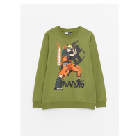 LC Waikiki Crew Neck Naruto Printed Long Sleeve Boys T-Shirt