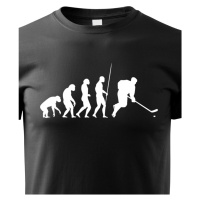 Dětské tričko pro hokejisty Evoluce hokej -  skvělý dárek pro hokejisty