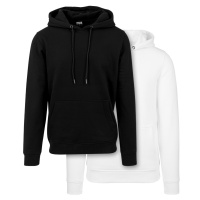 UC Men / Basic Sweat Hoody 2-Pack black+white