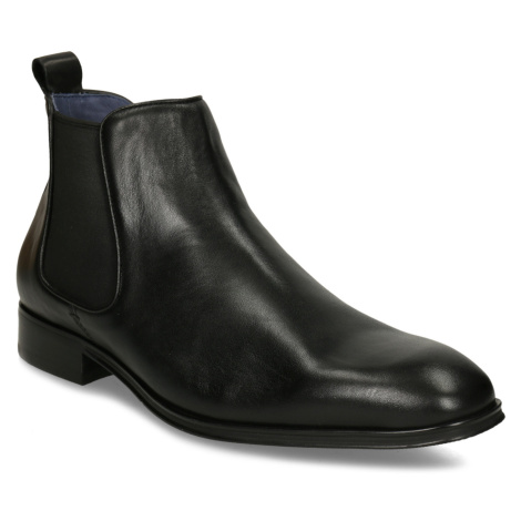 Černá pánská Chelsea obuv v minimalistickém stylu