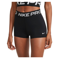 Dámské tréninkové kraťasy NIKE Nike Pro Shorts 010 BLACK WHITE