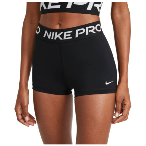 Dámské tréninkové kraťasy NIKE Nike Pro Shorts 010 BLACK WHITE