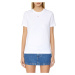 Tričko diesel t-reg-microdiv t-shirt bílá