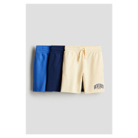 H & M - Teplákové šortky 3 kusy - béžová