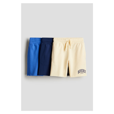H & M - Teplákové šortky 3 kusy - béžová H&M