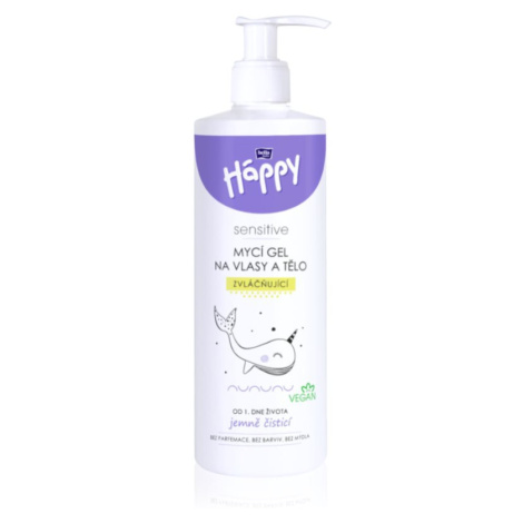 BELLA Baby Happy Sensitive mycí gel na tělo a vlasy pro děti 400 ml