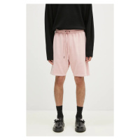 Bavlněné šortky KSUBI 4x4 Trak Short Quartz růžová barva, MSP23WA013-PINK