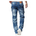 KOSMO LUPO kalhoty pánské KM009 L:32 jeans džíny