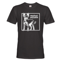 Pánské tričko pro milovníky zvířat - Pražský krysařík  - dárek na narozeniny